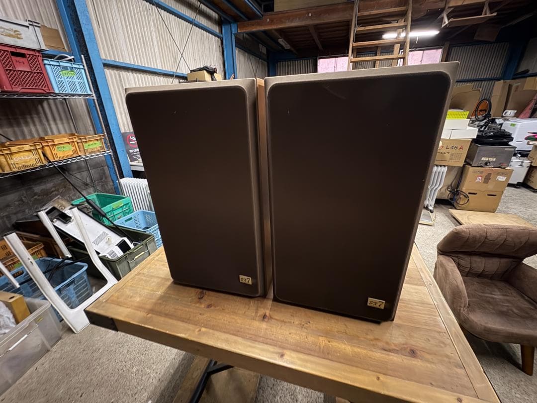 Victor SX-7 スピーカー ペア ビクター 3ウェイ パッシブ 木目調