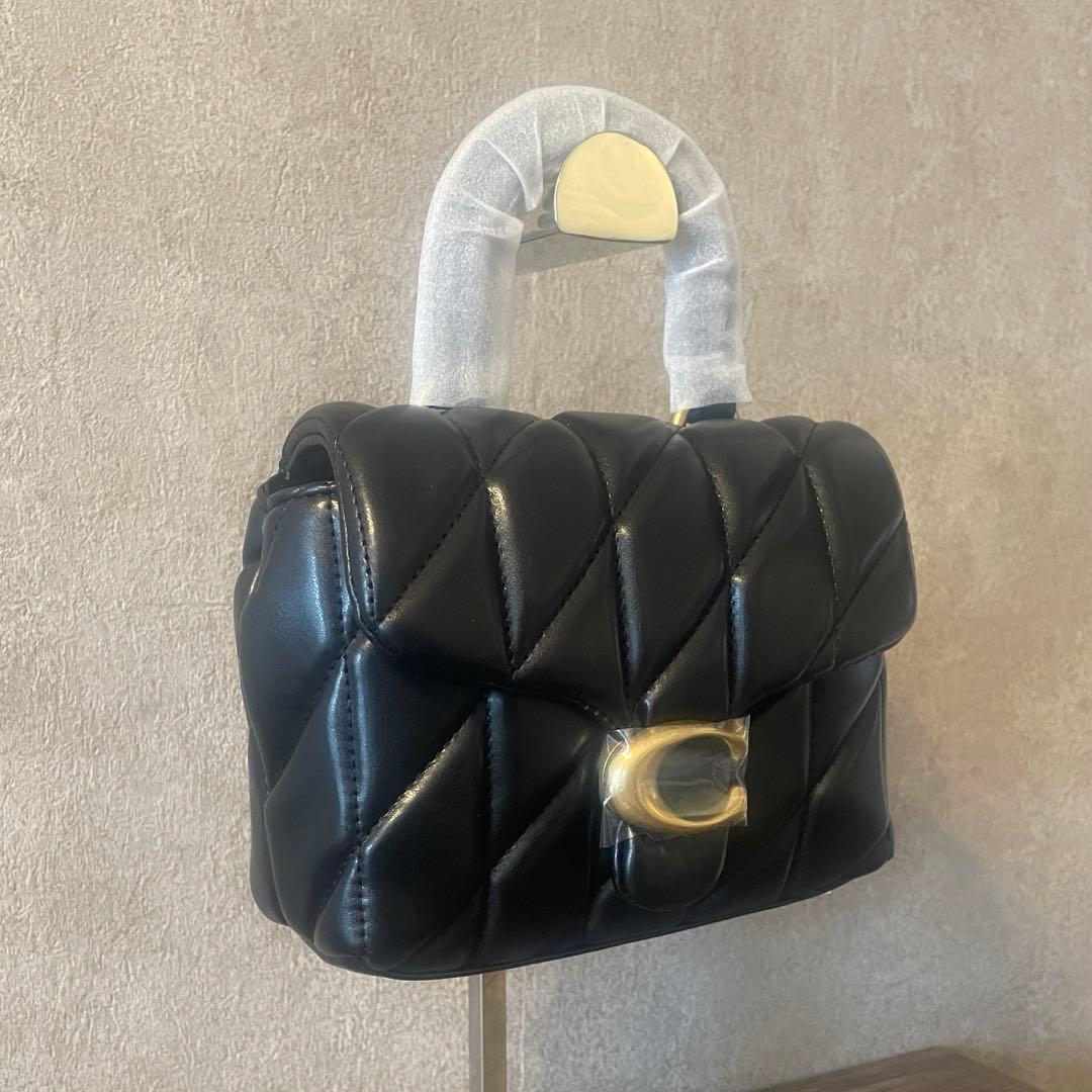 COACH コーチ タビー トップハンドルバッグ キルティング CCC12 @