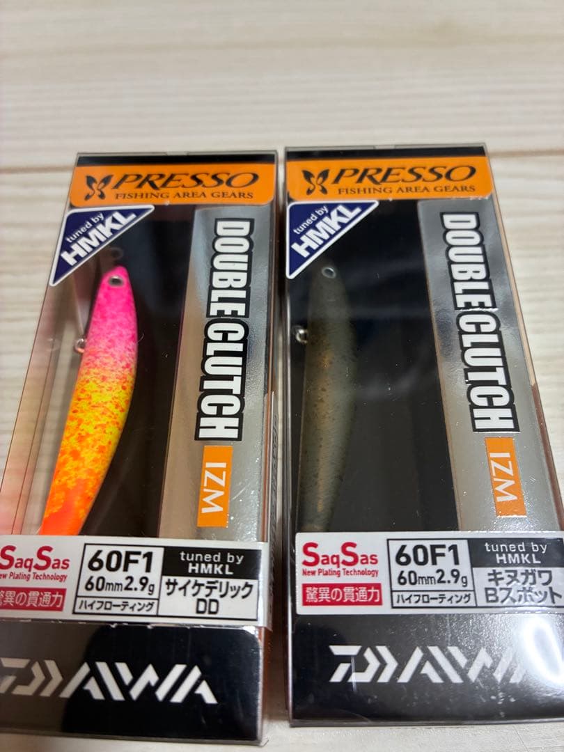 ダブルクラッチ60F1 サイケデリックDD キヌガワBスポット　ルアーフェス限定