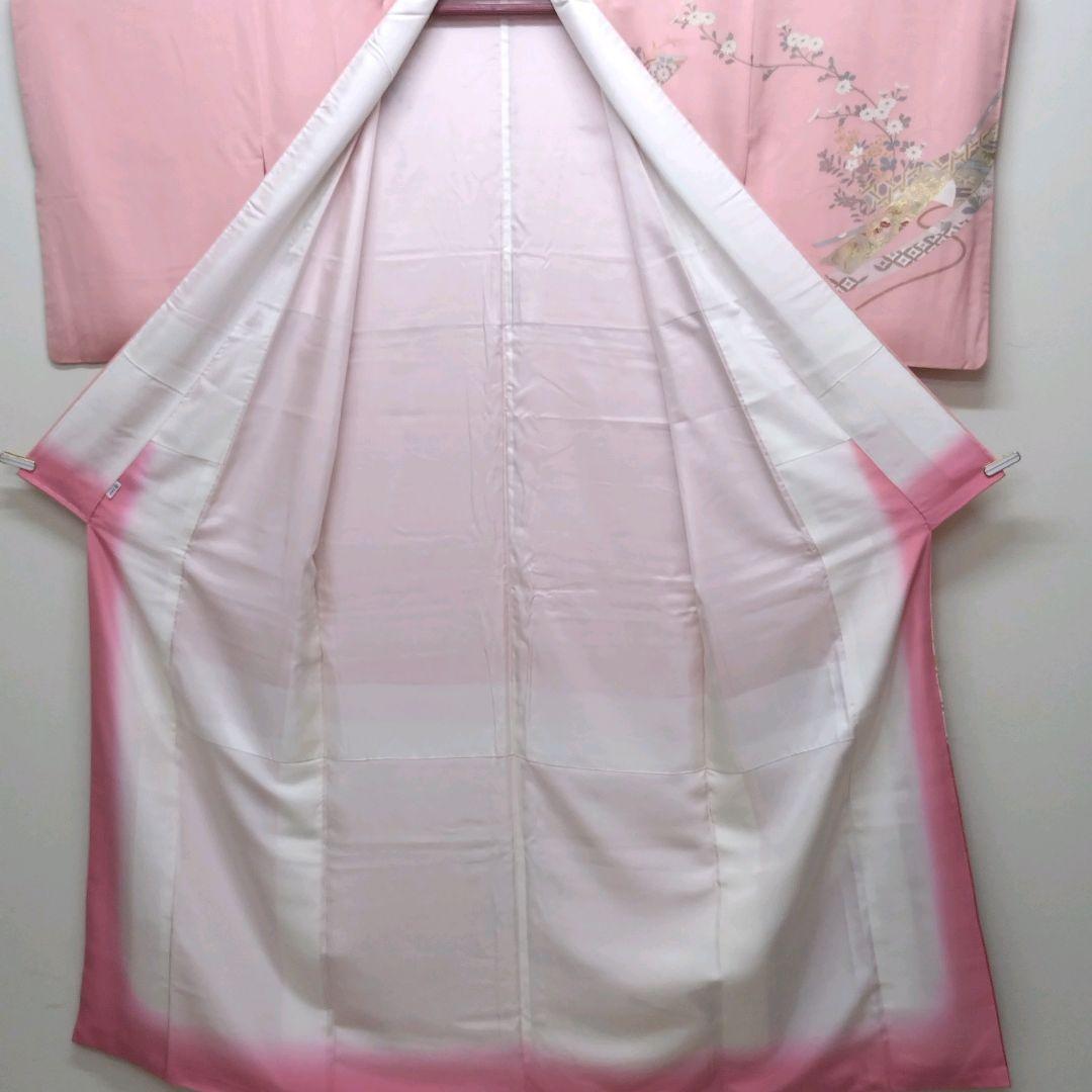 734　半額セール　正絹　高島屋誂え　未使用品　友禅　訪問着　4点フルセット