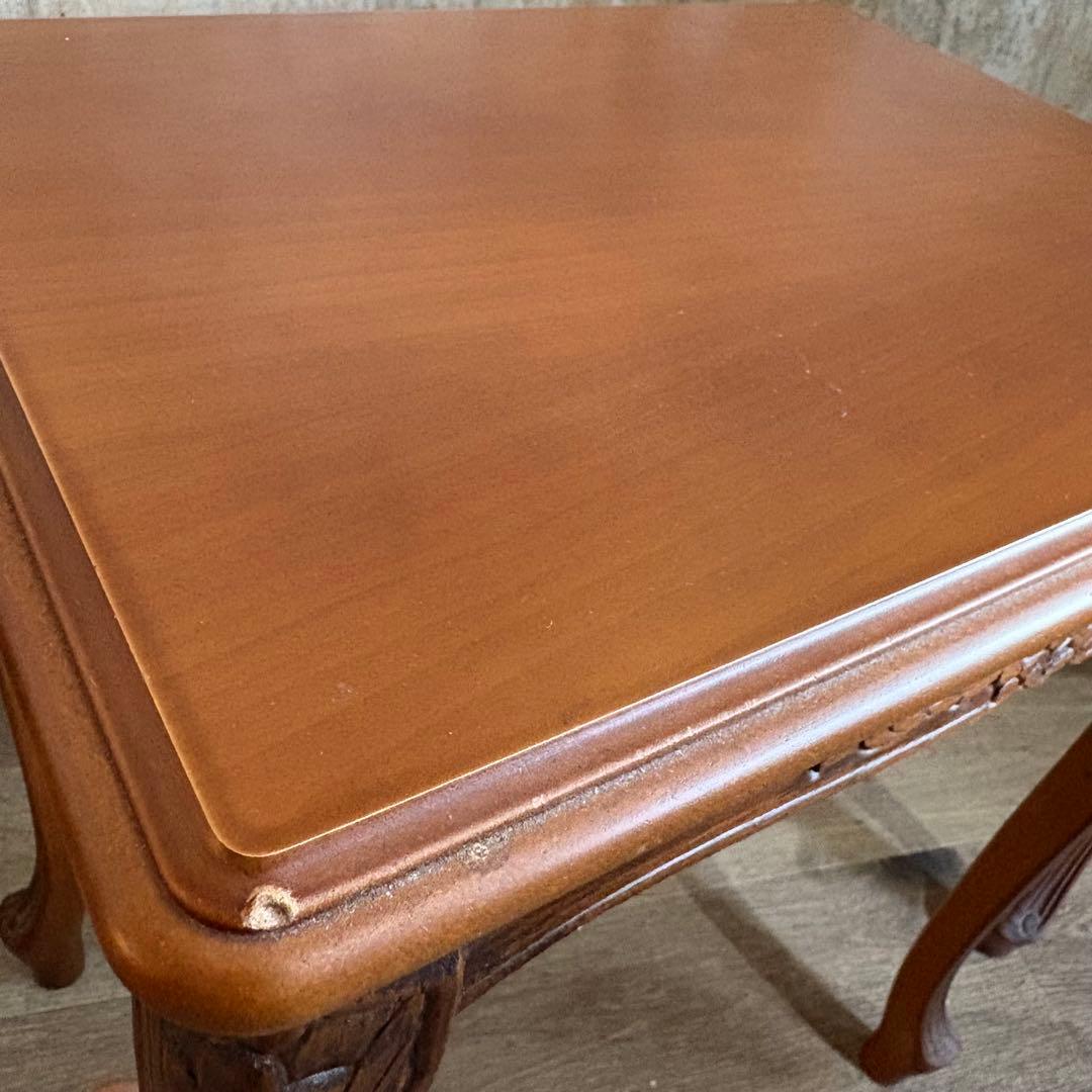 猫脚クラシック　ネストテーブル　サイドテーブル