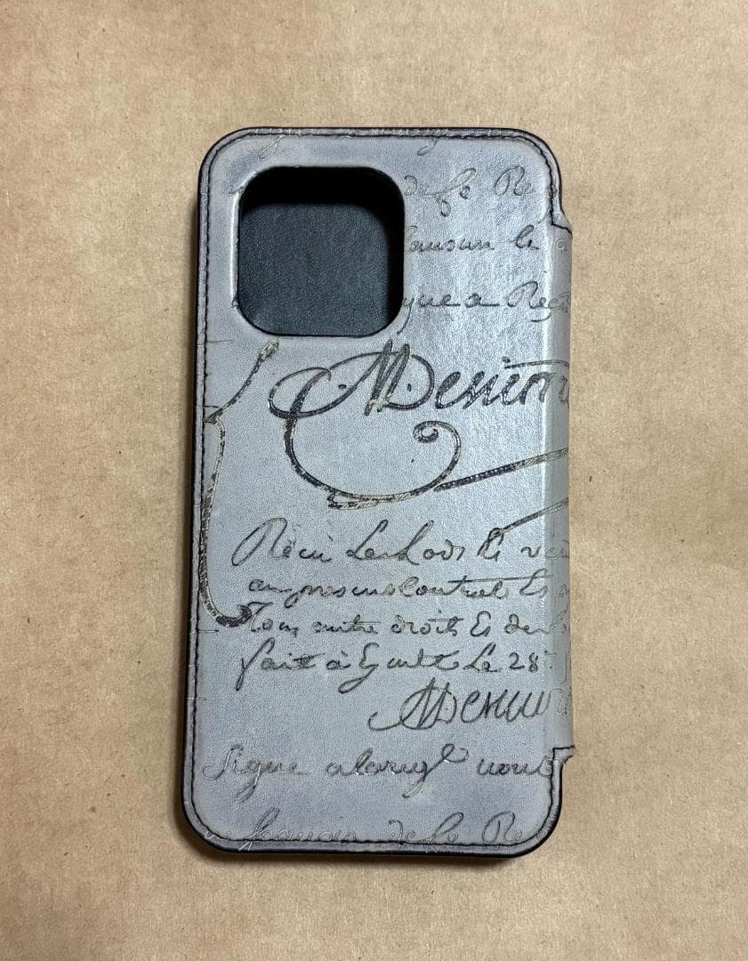 BERLUTI ベルルッティ スクリットレザー iPhone13 Pro ケース