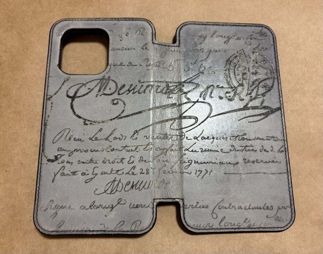 BERLUTI ベルルッティ スクリットレザー iPhone13 Pro ケース