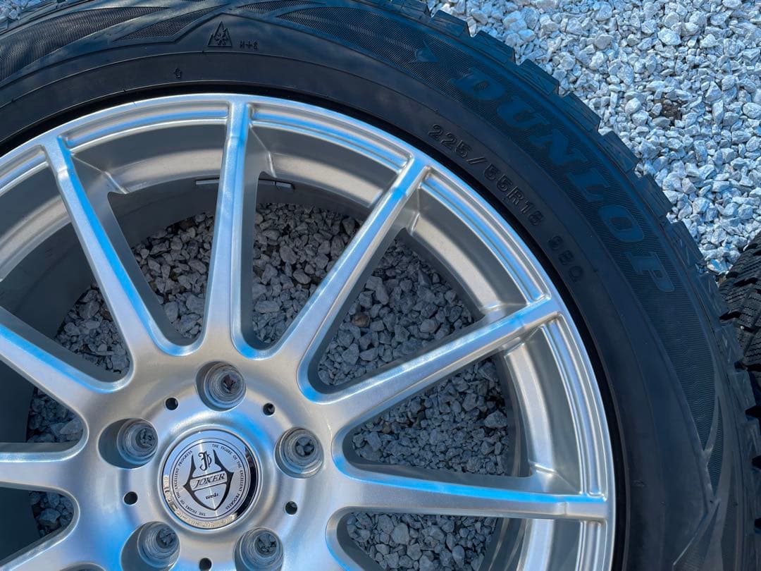 Weds JOKER 18インチ スタッドレス ダンロップ ウィンターMAXX