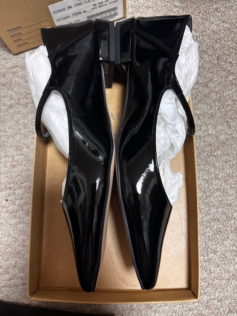 me☆ルタロン☆ポインテッド ワンストラップフラット