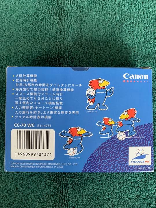 Canonマルチ電卓 未開封品 ワールドカップ98 非売品