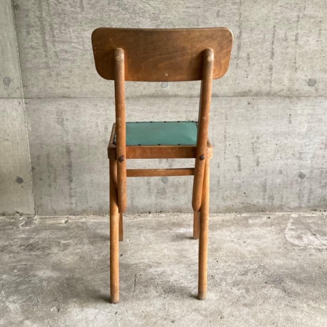 オールドマルニ チェア 椅子 背もたれ 木製 家具 レトロ ヴィンテージ