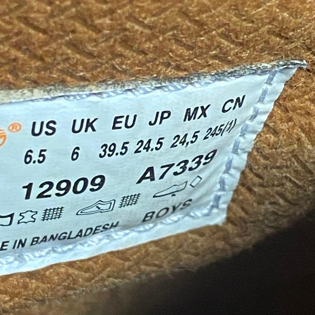 Timber land 6インチプレミアムブーツ　イエロー　24.5 12909