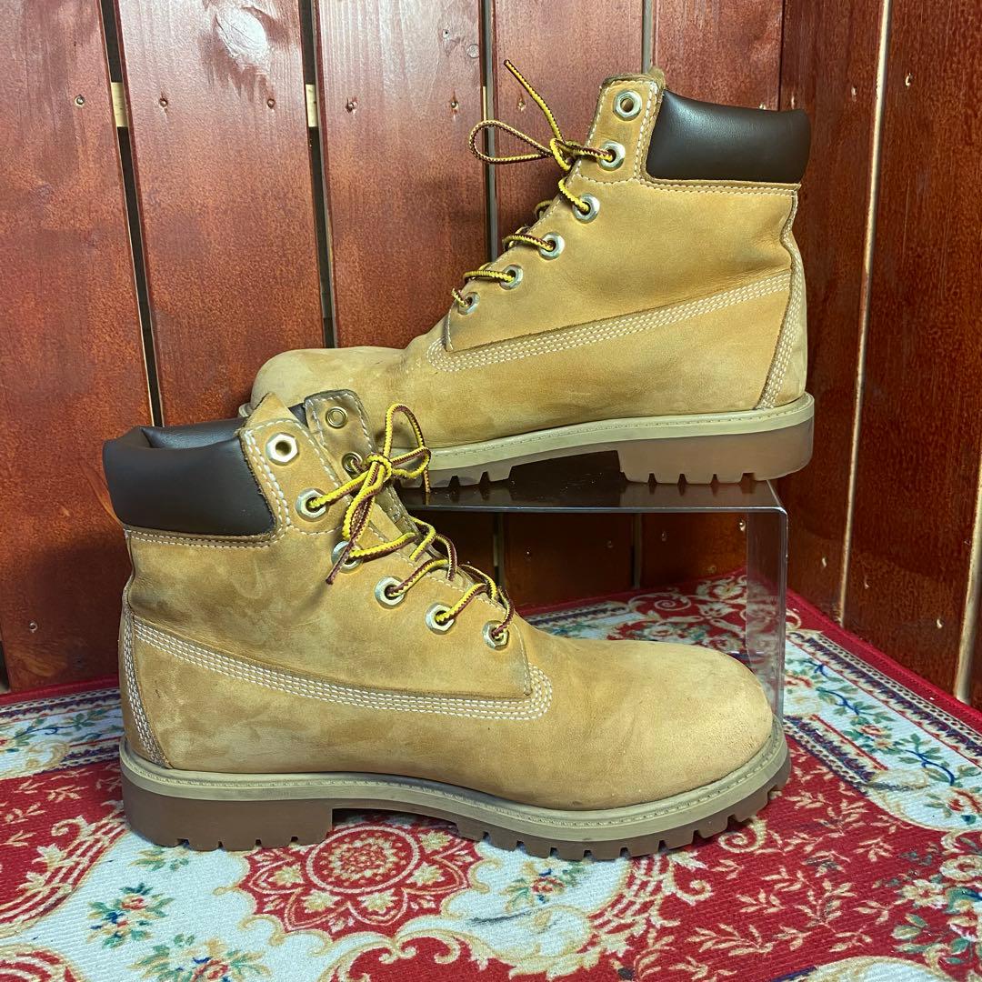 Timber land 6インチプレミアムブーツ　イエロー　24.5 12909