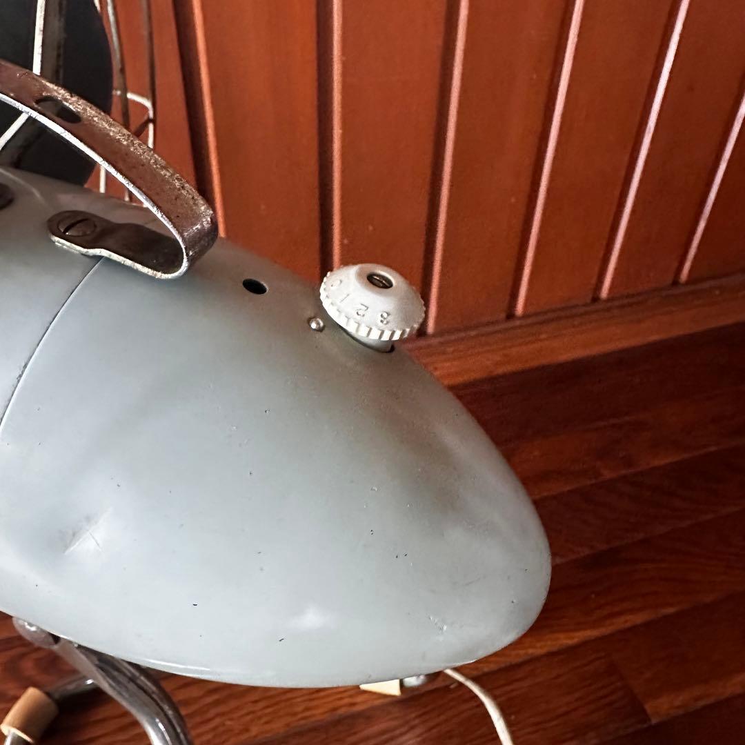 昭和レトロ　扇風機　富士電機　サイレントファン　角形　四角　希少　稼働します