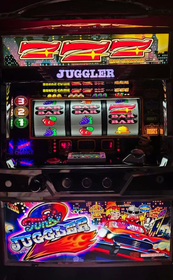 【たんたかたん】【仕様】ファンキージャグラー2 6号機 パチスロ実機