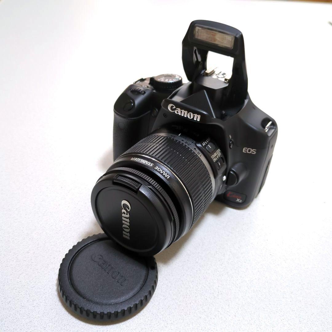 Canon EOS Kiss X2 一眼レフカメラ レンズ2本セットSDカード付
