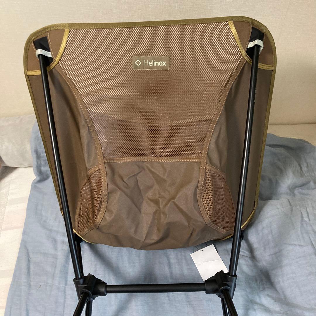 【美品】Helinox 折りたたみアウトドアチェア ブラウン
