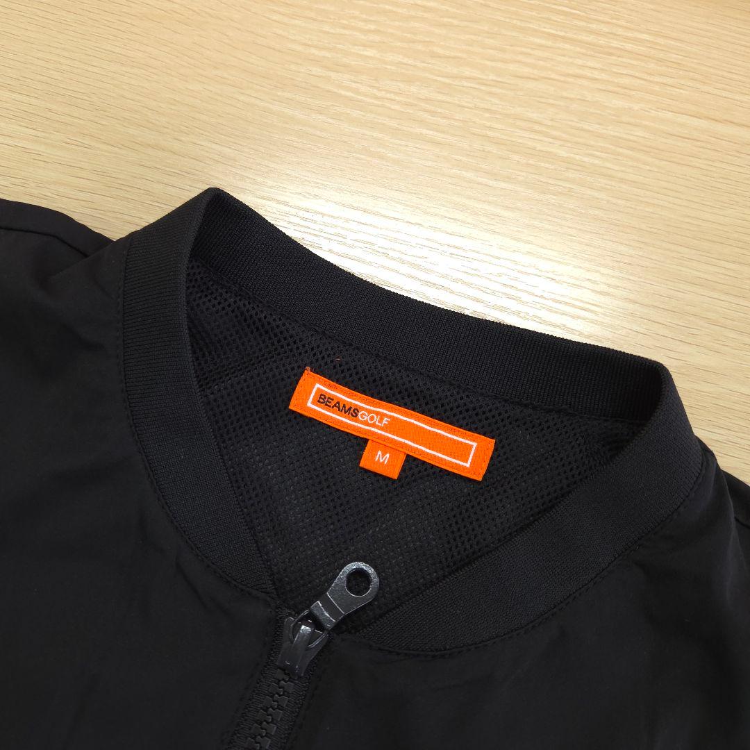90. BEAMSGOLF ハーフジップ防風撥水ピステ