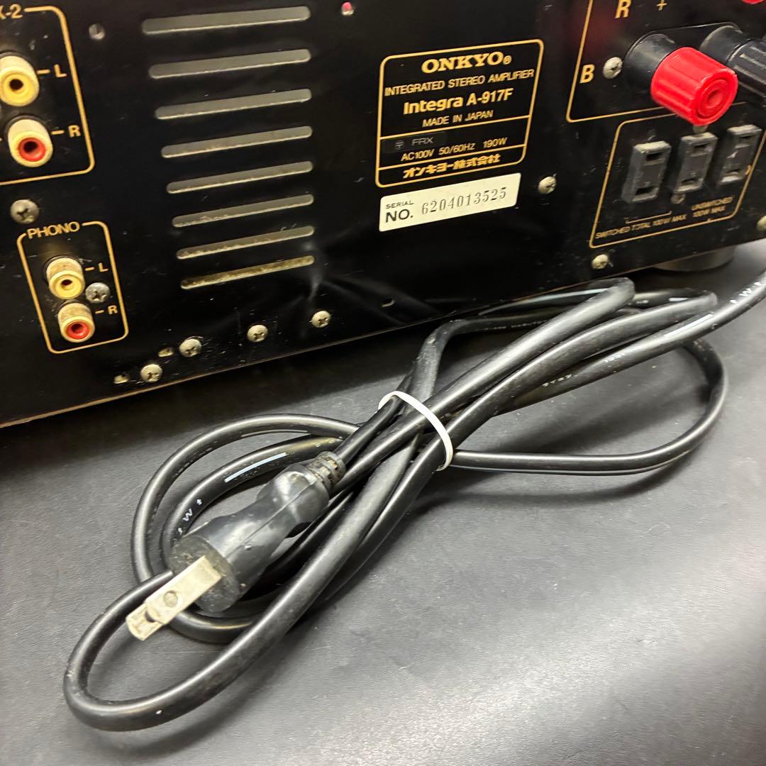 【通電確認済み】ONKYO オンキョー Integra A-917F ジャンク