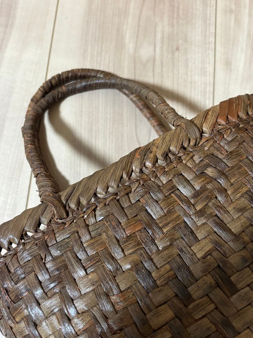 まっこ 山葡萄（山ぶどう）かごバッグ　カゴバッグ　籠バッグ