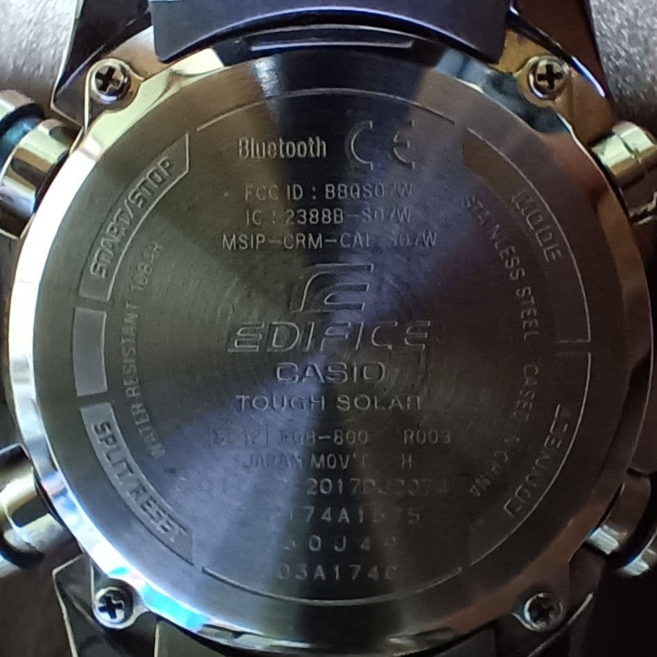 時計 CASIO EDIFICE EQB-800DB-1AJF