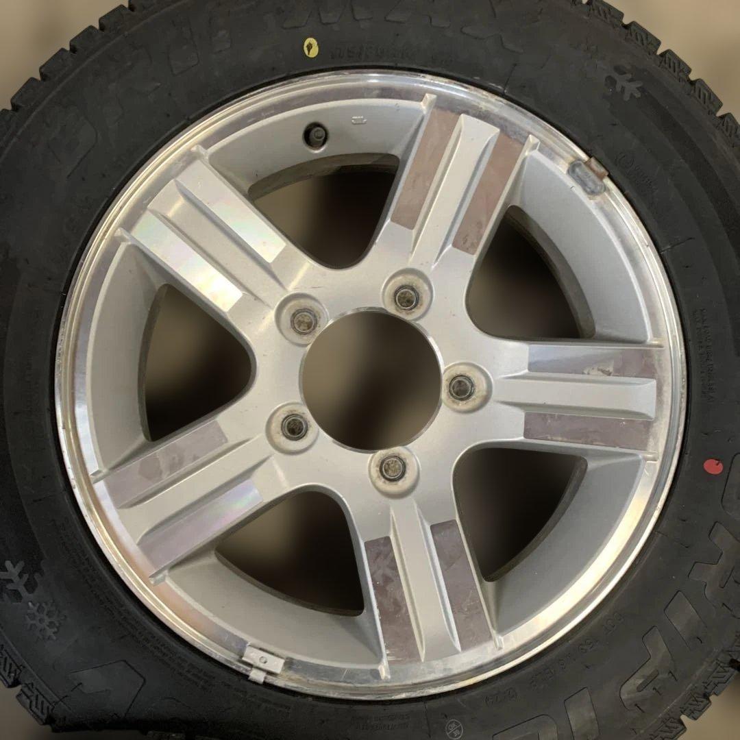 ①M.M.K ジムニー純正 スタッドレス 175/80R16 （青867）