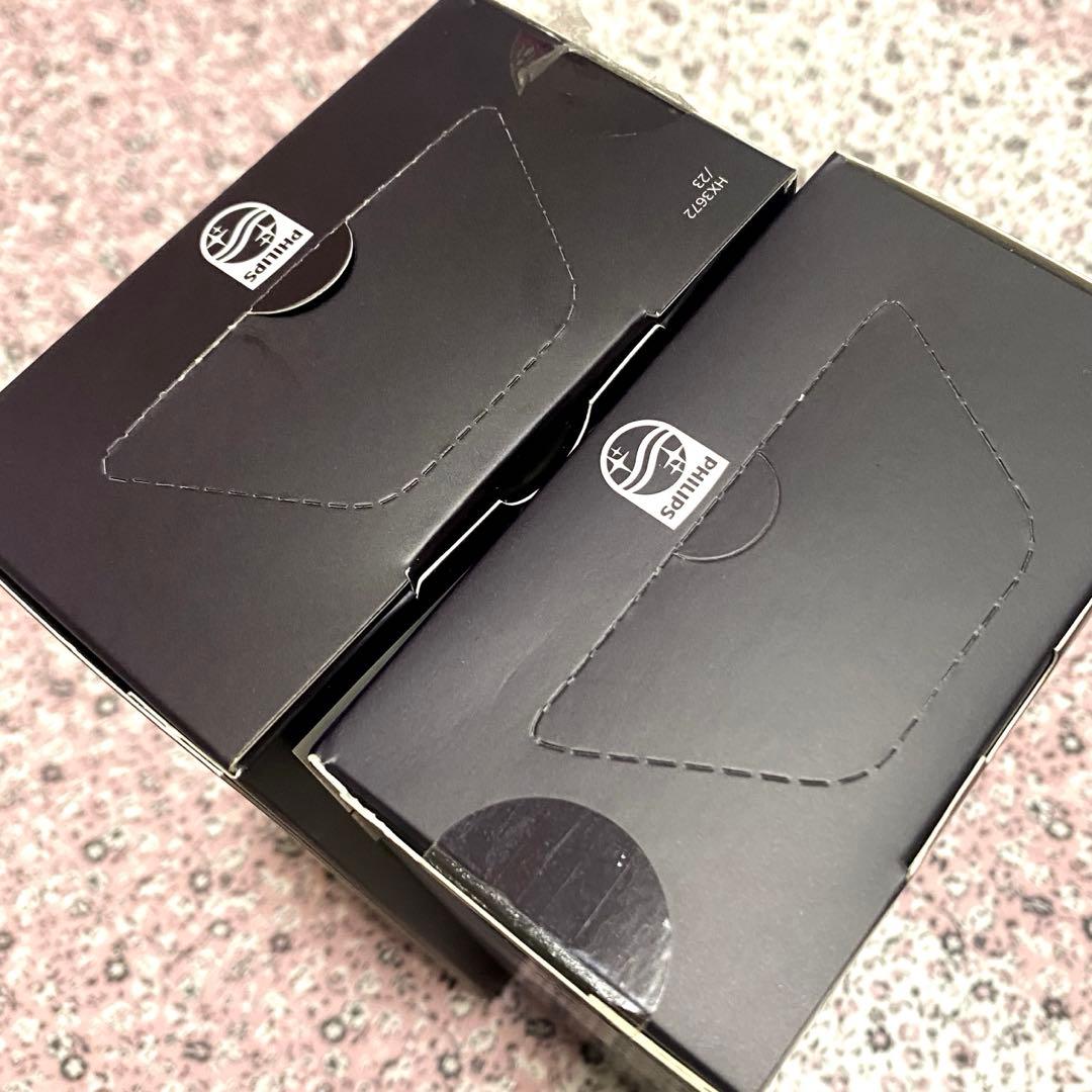 【新品/未使用24時間発送】PHILIPS HX3672/23 電動歯ブラシ2個