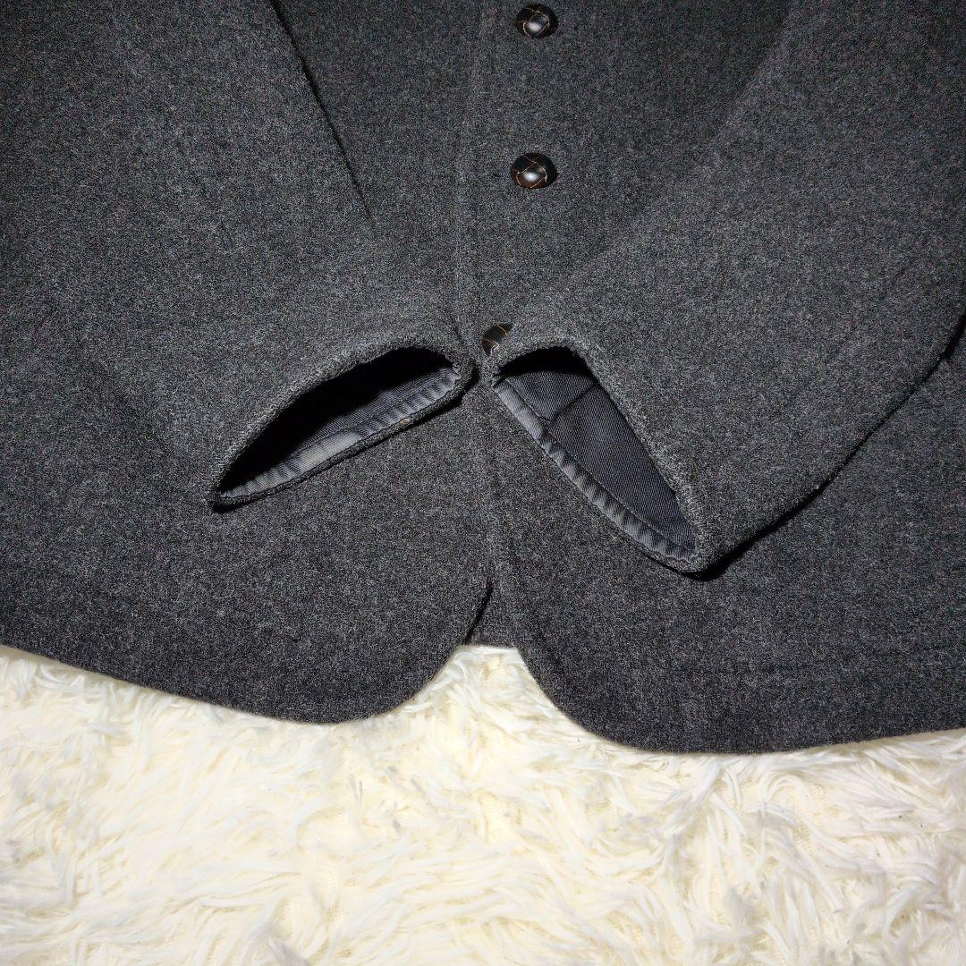 美品 DANTON ウールモッサ コート くるみボタン サイズ 40