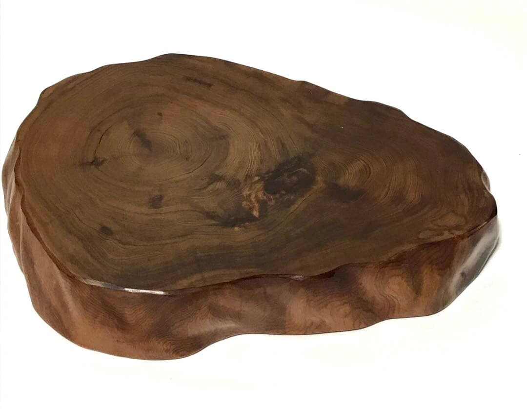 屋久杉 花台 飾り台 盆栽台 置物台　不定形