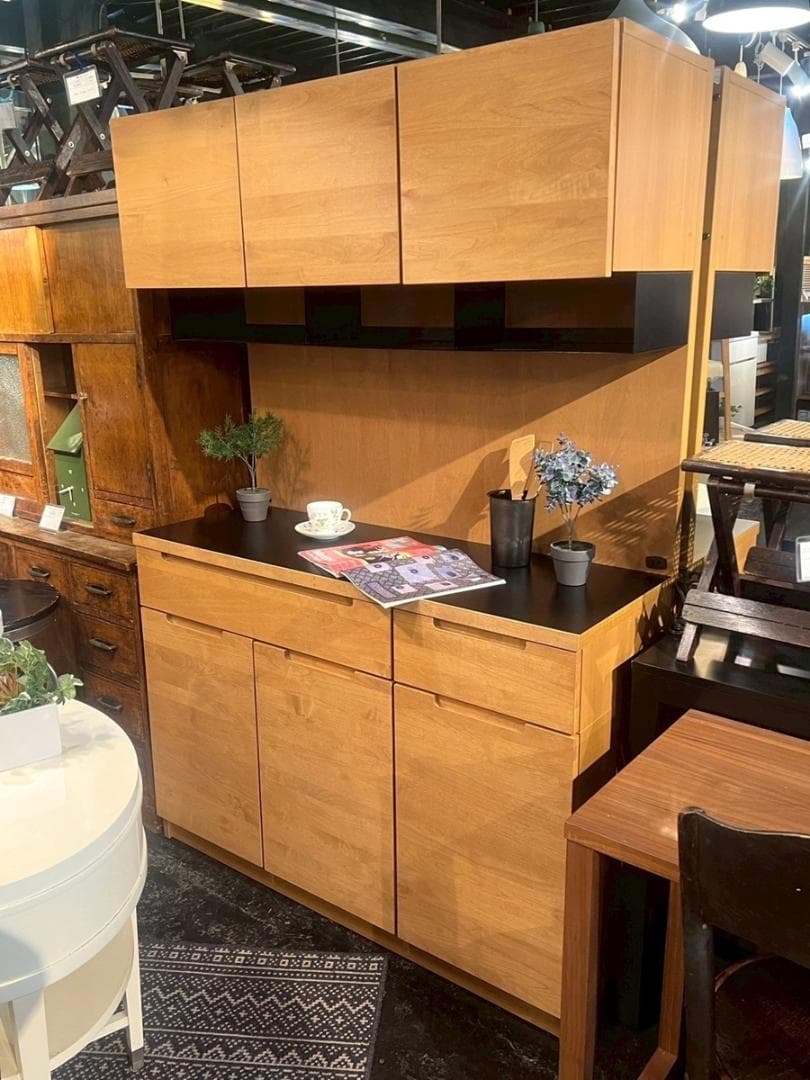 unico ウニコ ワイス キッチンボード カップボード 食器棚 北欧ナチュラル