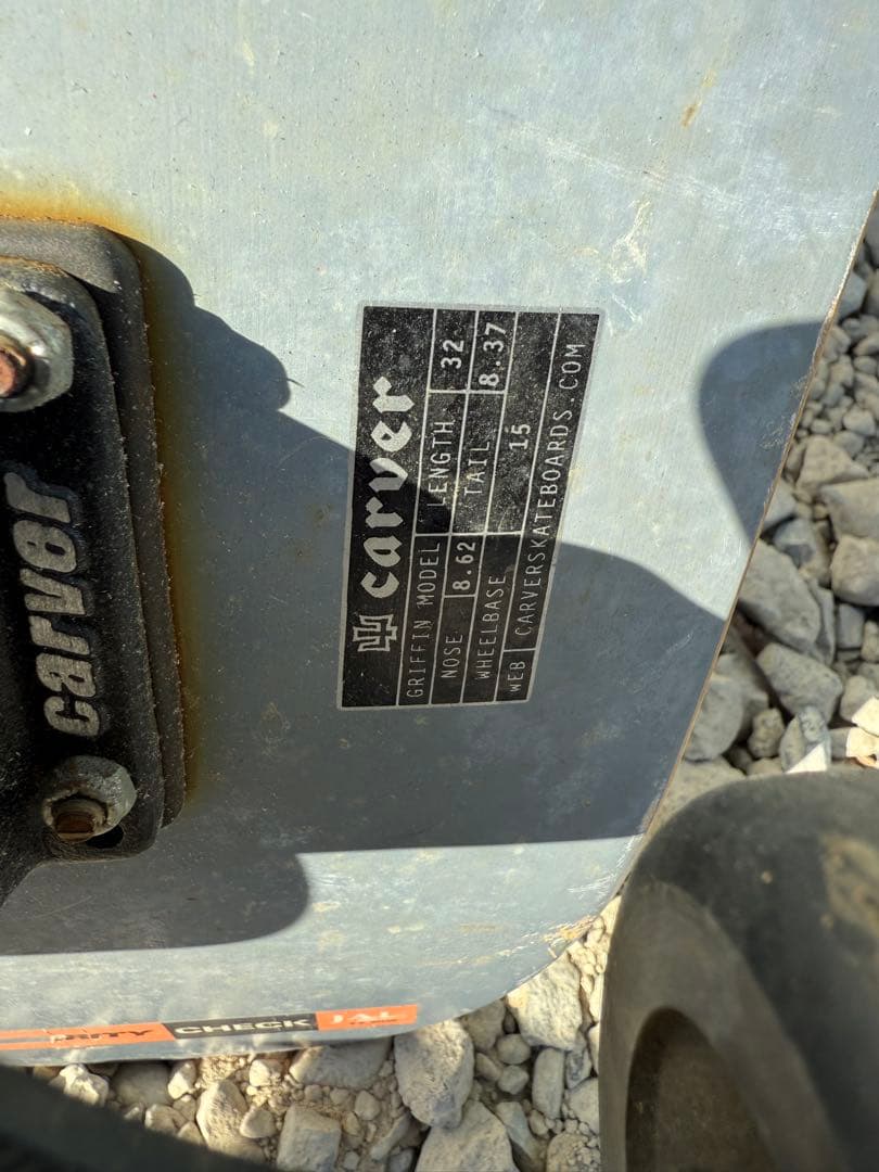 希少 Carver カーバー Griffin モデル スケートボード