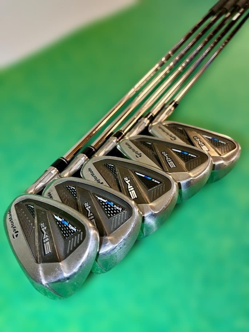 【TaylorMade　SIM2　MAX　アイアン　KBS-S　5本セット】中古
