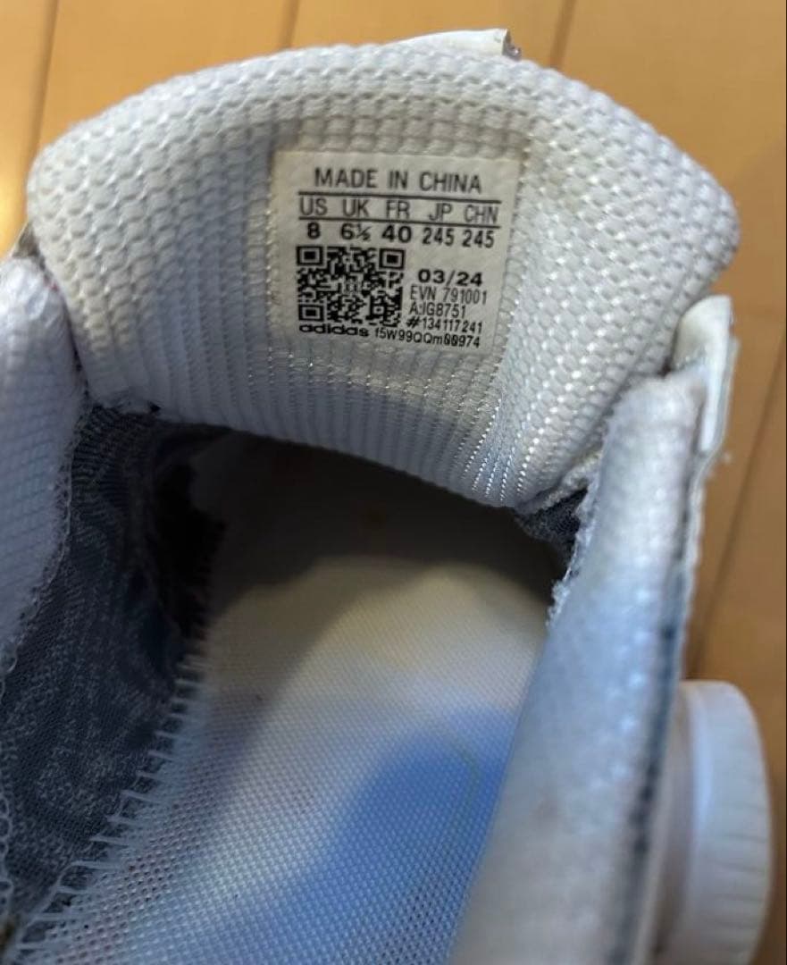 16日まで‼︎adidasゴルフシューズWコードカオス24.5美品ホワイトグリーン