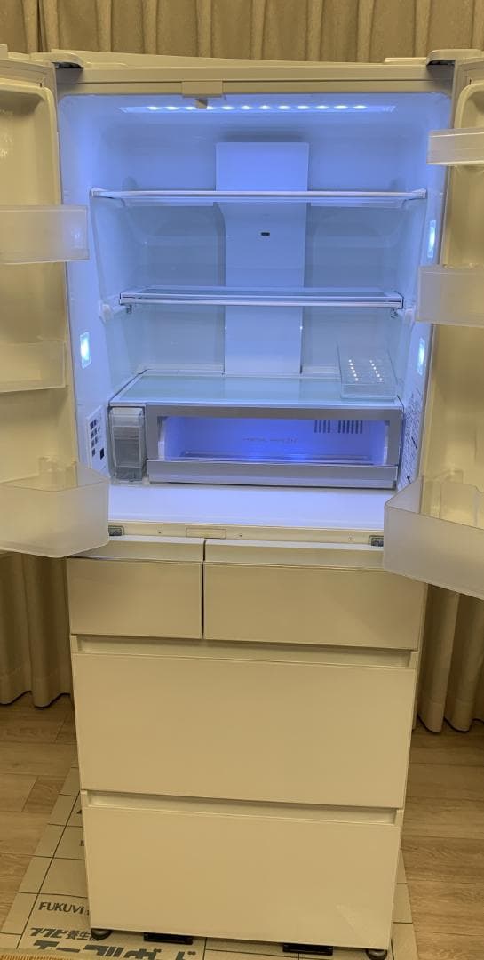 Panasonic 冷蔵庫 2019年製 6ドア NR-SPF454X-W 美品