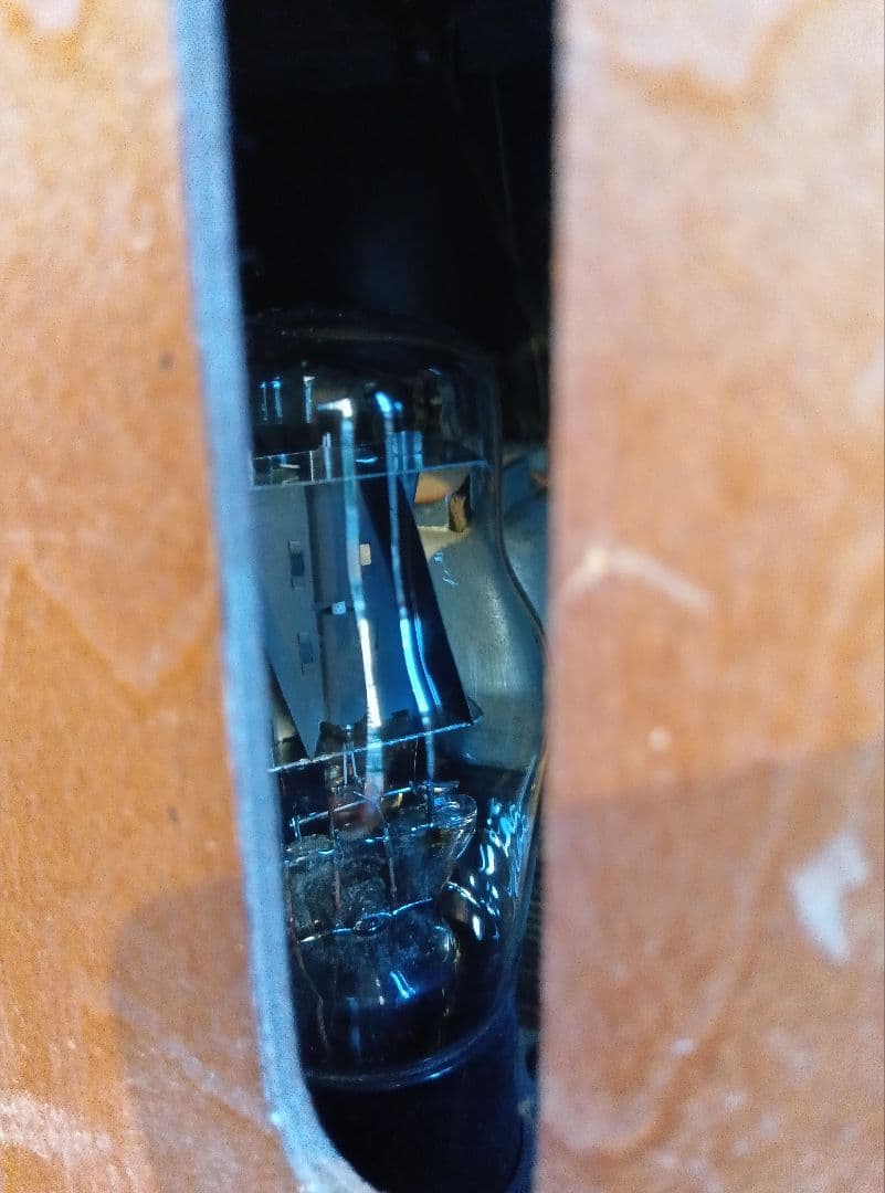 ジャンク品　National Super-Het ラジオ　ヴィンテージ　真空管