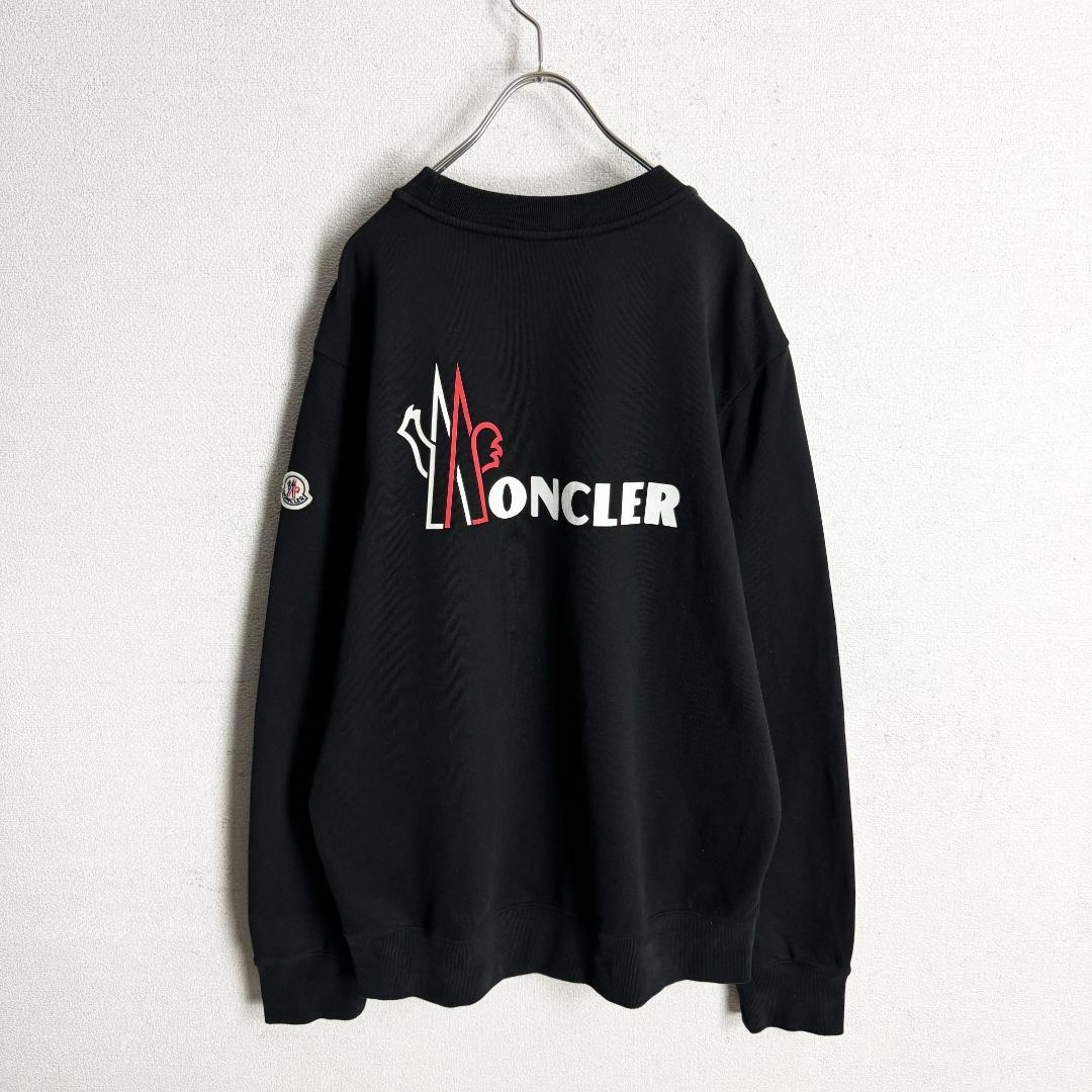 【超高級モデル☆ワッペン☆ラバーロゴ】モンクレール 刺繍 スウェット トレーナー