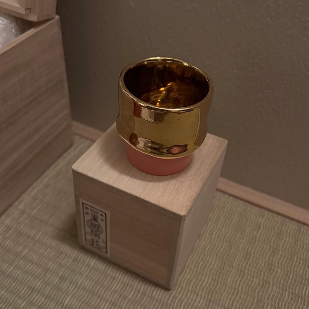 【期間限定値下】桑田卓郎 湯呑み ぐい呑み 共箱 Takuro Kuwata