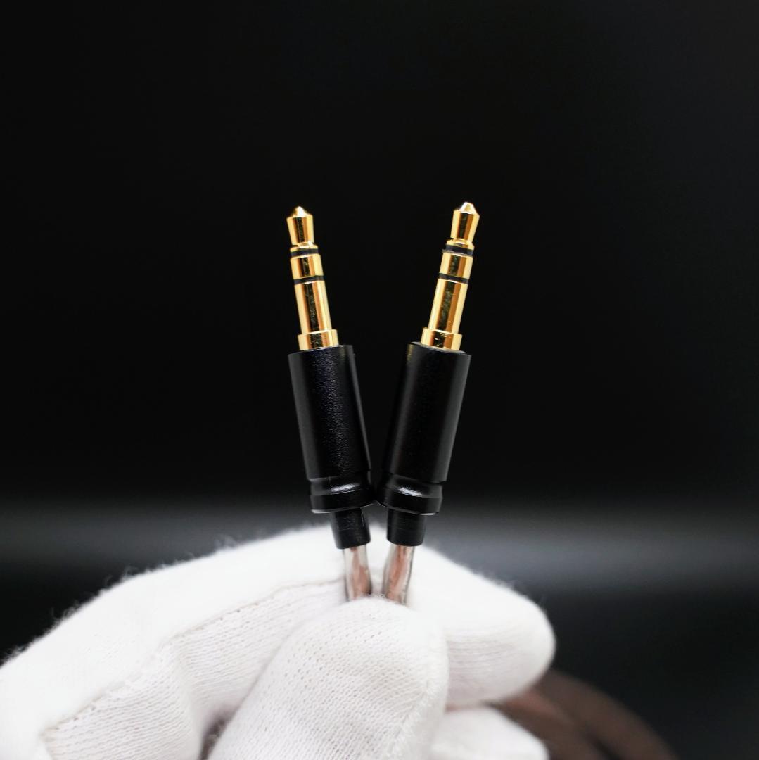 超高評価ソニー DIYキンバーケーブル ダブル3.5mm/4.4mmL字