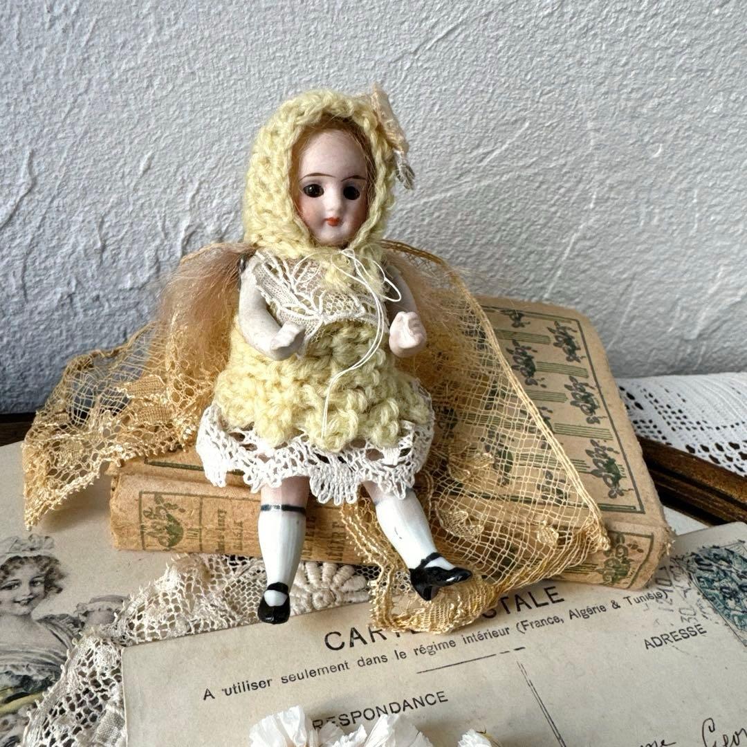 ドイツアンティークミニョネット　オールビスクドール　アンティークドール