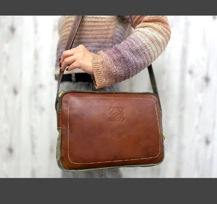 n*u様 希少✨LOEWE✨ロエベ ヴィンテージ アナグラム ショルダーバッグ