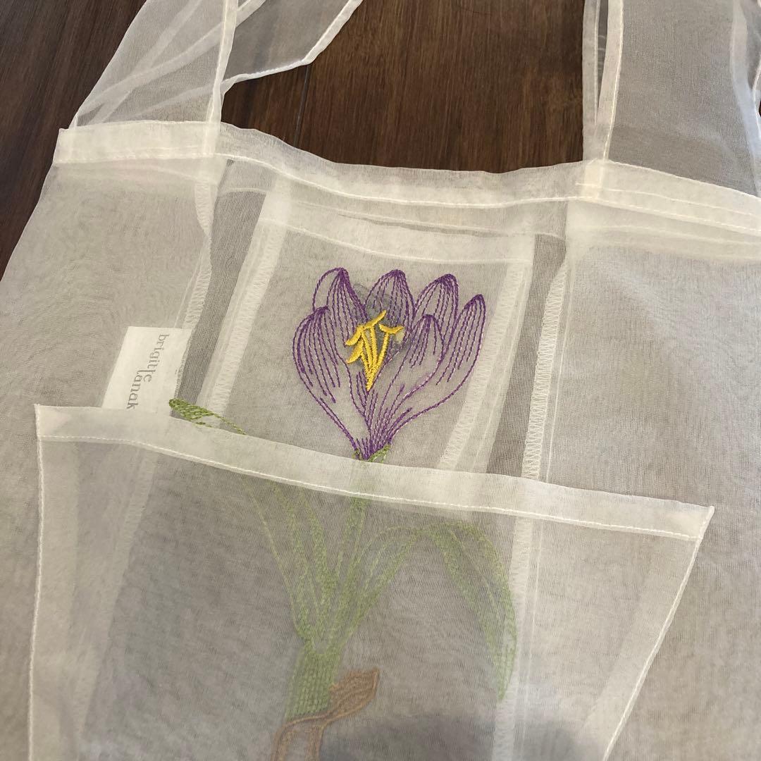 超美品｜ブリジットタナカ　フラワーエコバッグ