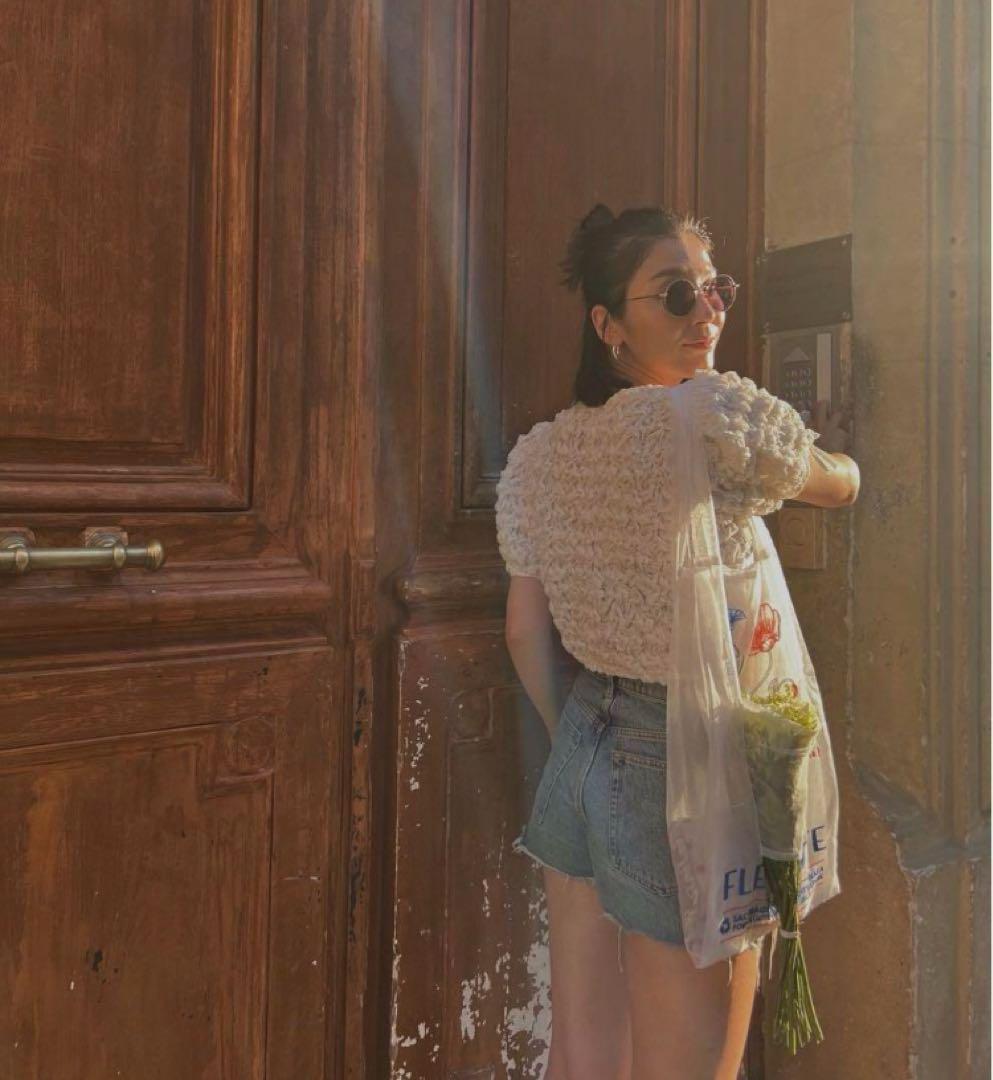 超美品｜ブリジットタナカ　フラワーエコバッグ