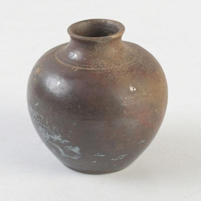 茶道具　瀬戸焼　茶入　仕覆・時代箱付　V　9734