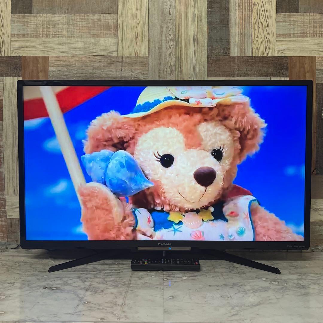 リクエスト価格❣️フナイ40V型HDD録画機能付テレビ見ながら録画も可能。