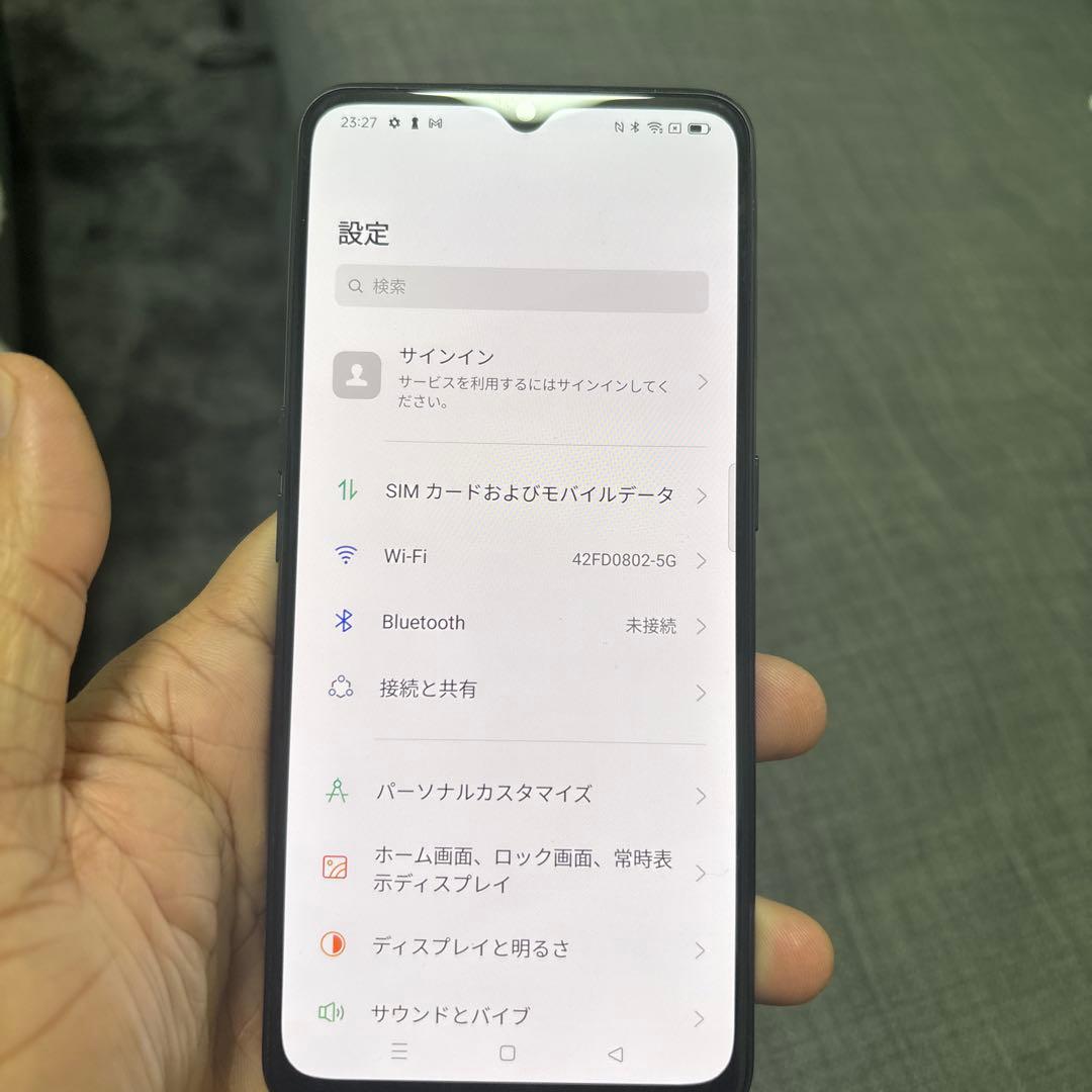 Oppo Reno3A sim freeスマートフォン 本体 ブラック