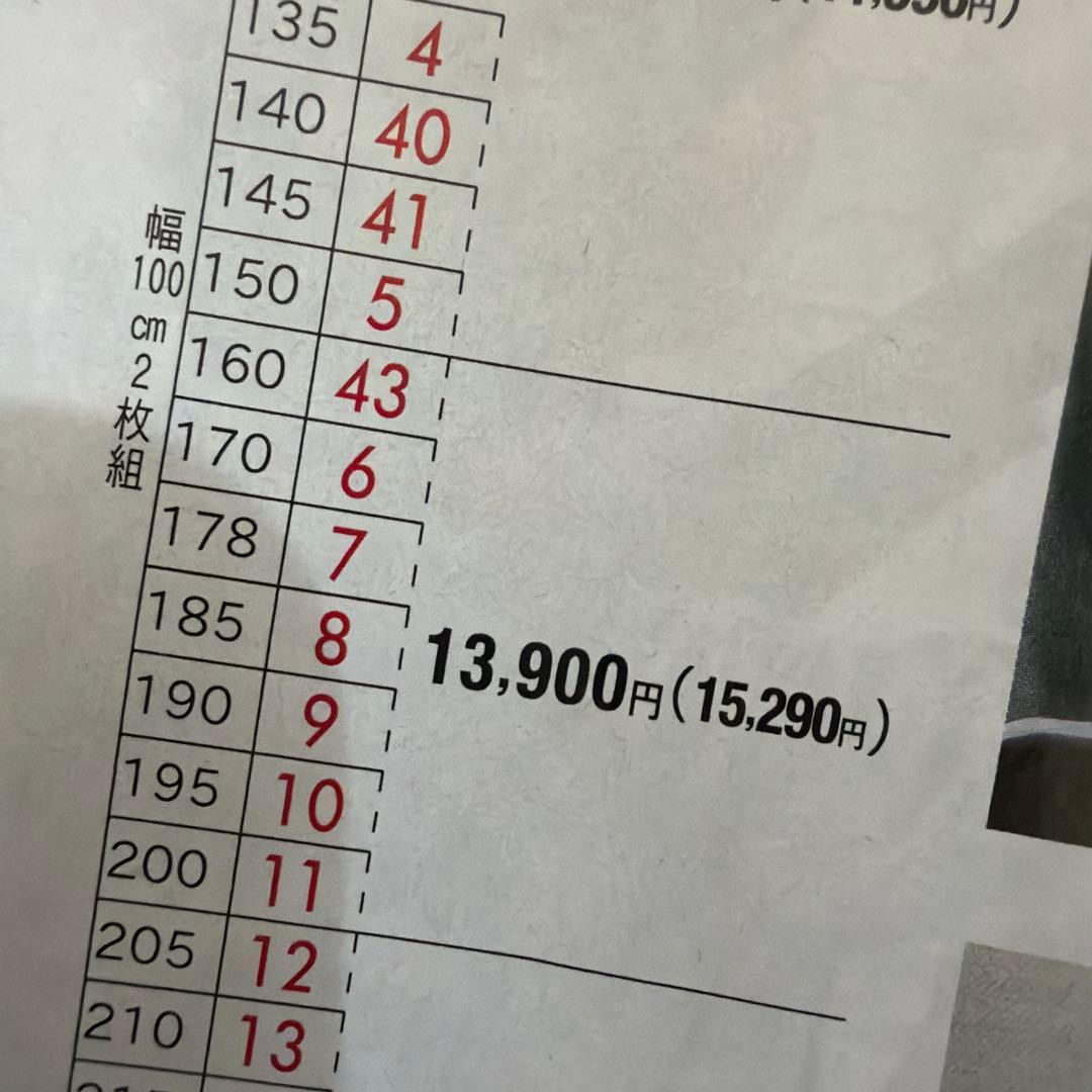 セシール　カーテン・レースカーテンセット★新品未使用‼︎