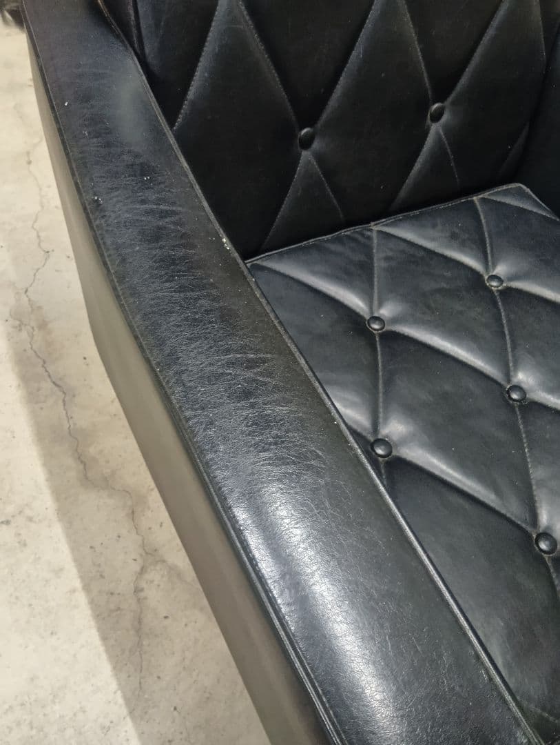 希少！ビンテージ カリモク60 ロビーチェア1シータースタンダードブラック