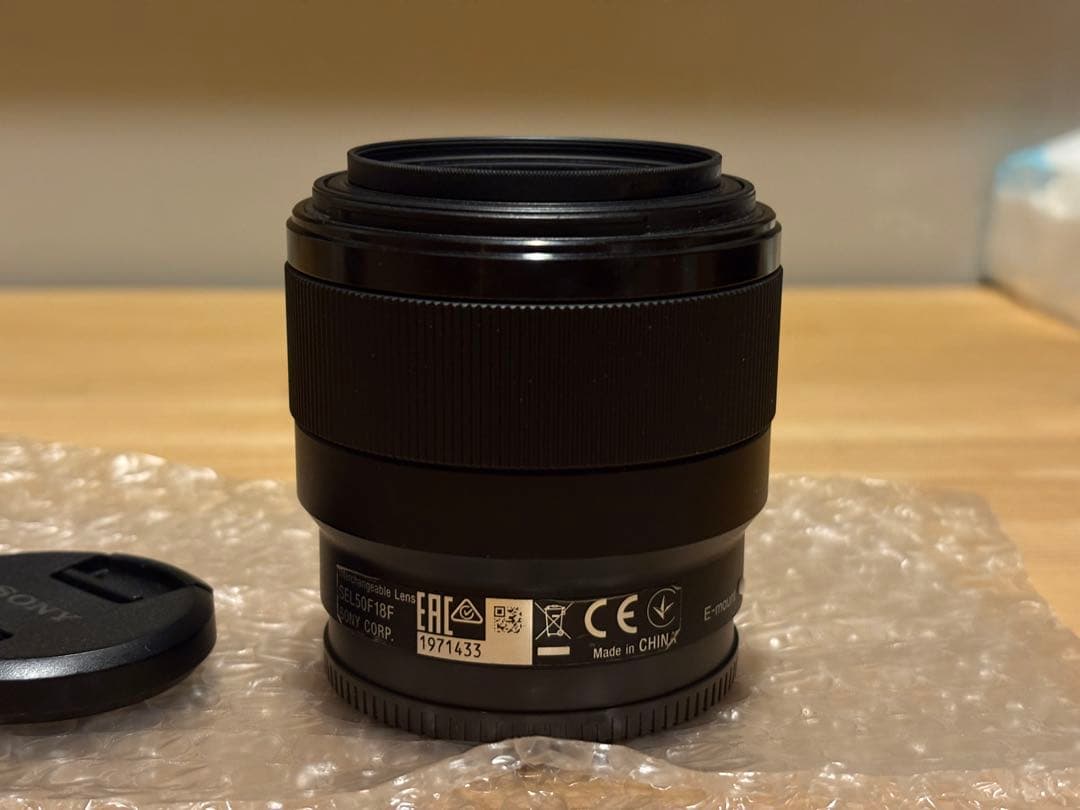 【美品】SONY FE 50mm f1.8 フィルター付 【SEL50F18F】
