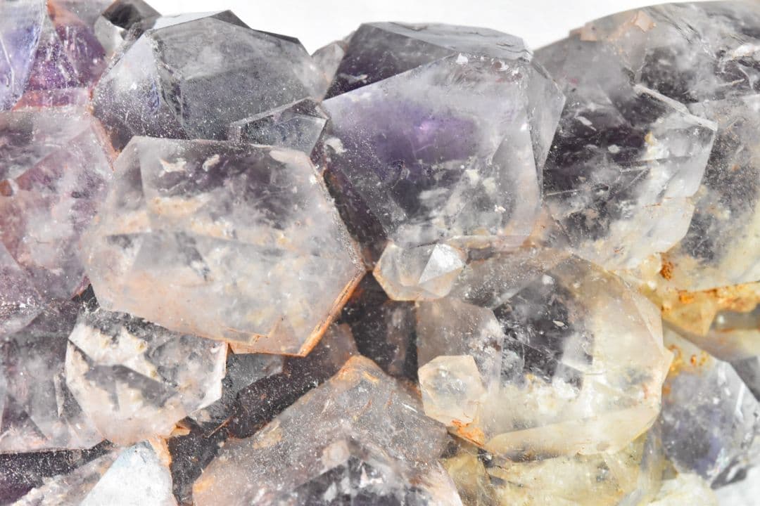 ザンビア産 ホワイトキャップアメジストクラスター