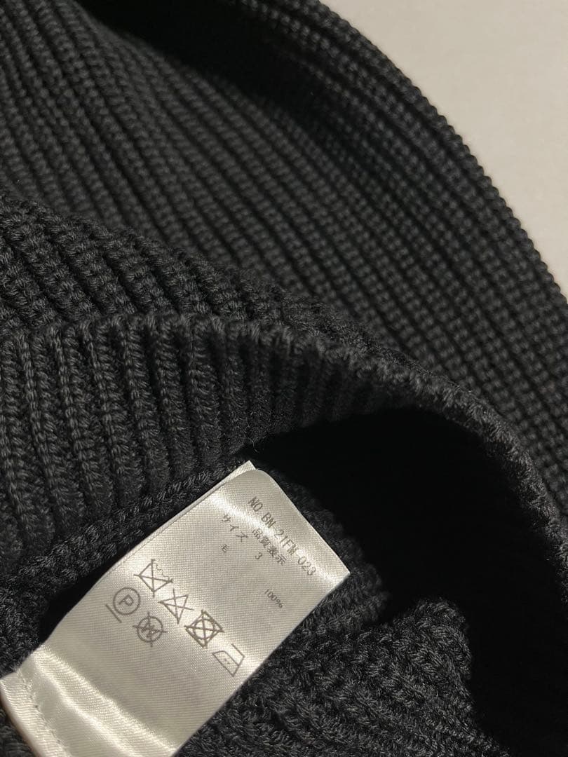 BATONER SIGNATURE CREW NECK サイズ3 ブラック