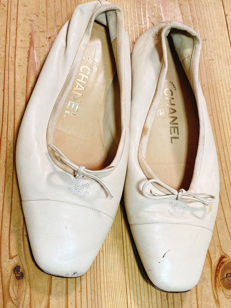 CHANEL シャネル　フラットシューズ　バレーシューズ　ヴィンテージ レア