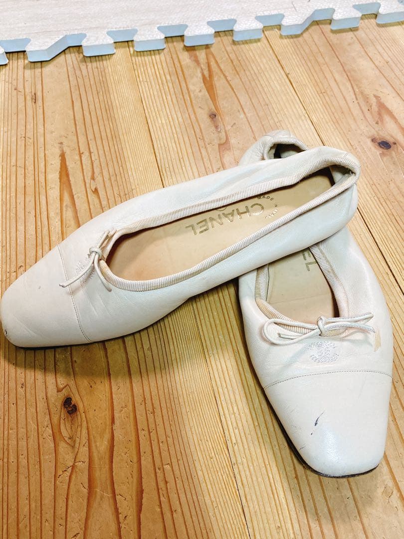 CHANEL シャネル　フラットシューズ　バレーシューズ　ヴィンテージ レア