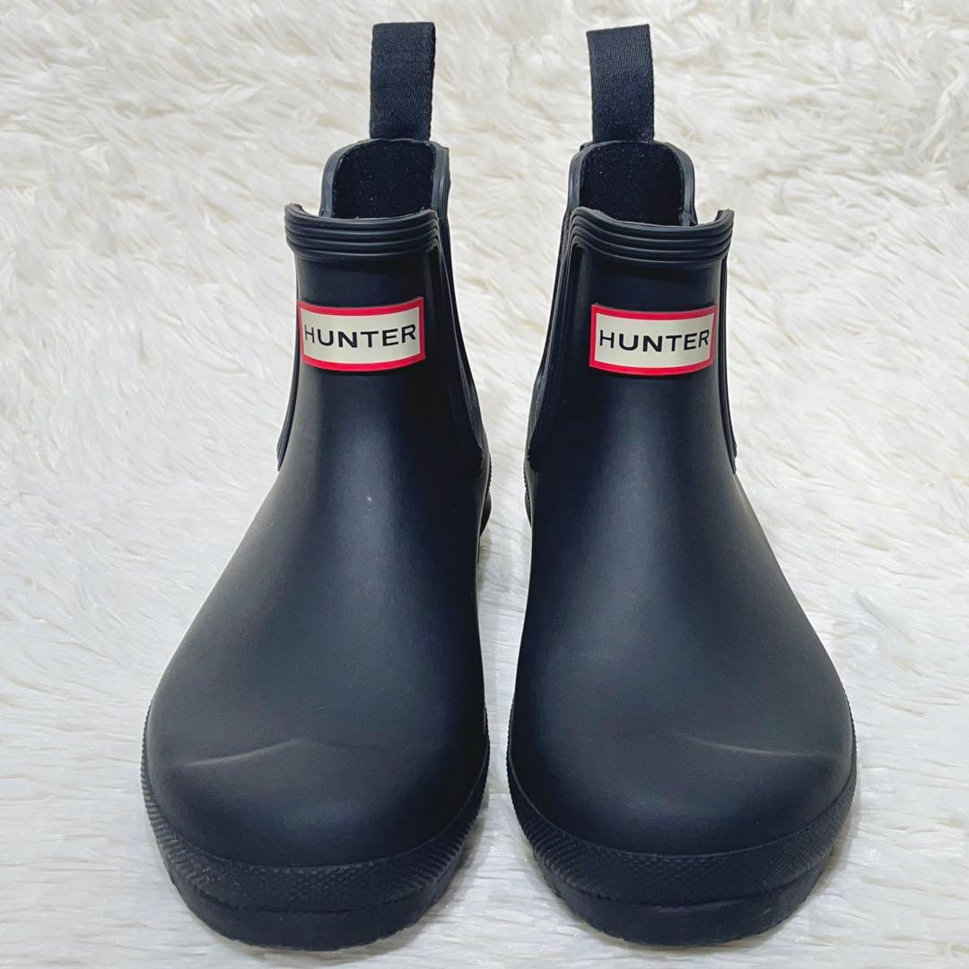 極美品☆HUNTER ブラック ショートブーツ