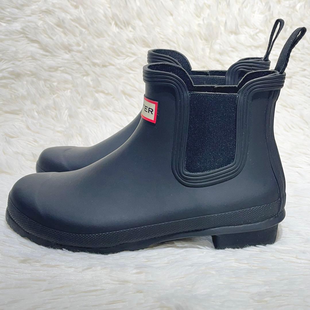極美品☆HUNTER ブラック ショートブーツ